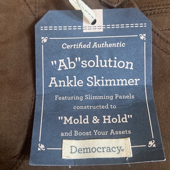 Democracy Ginger Snap Ab Solutions Ankle Pant - Picture 3 of 8